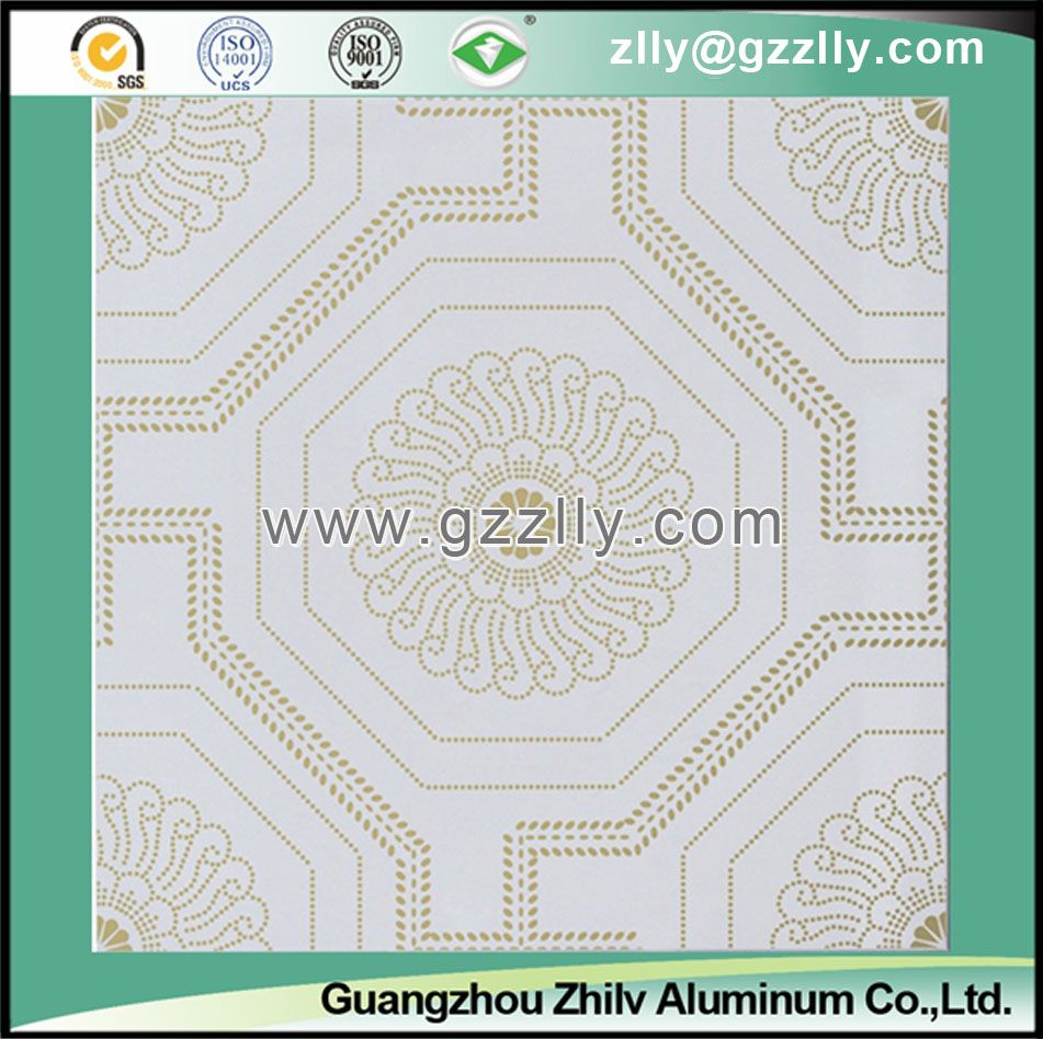 Traditional Chinese Style with Stereovision Roller Coating Printing Aluminum Ceiling Good Luck